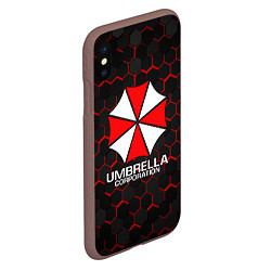 Чехол iPhone XS Max матовый UMBRELLA CORP, цвет: 3D-коричневый — фото 2