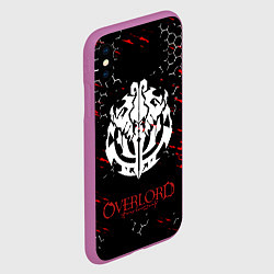 Чехол iPhone XS Max матовый OVERLORD, цвет: 3D-фиолетовый — фото 2