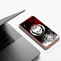 Чехол iPhone XS Max матовый THE OFFSPRING, цвет: 3D-коричневый — фото 2