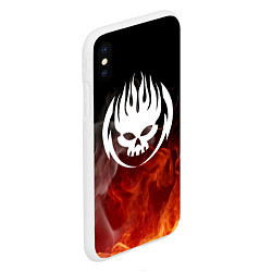 Чехол iPhone XS Max матовый THE OFFSPRING, цвет: 3D-белый — фото 2