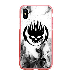 Чехол iPhone XS Max матовый THE OFFSPRING, цвет: 3D-баблгам