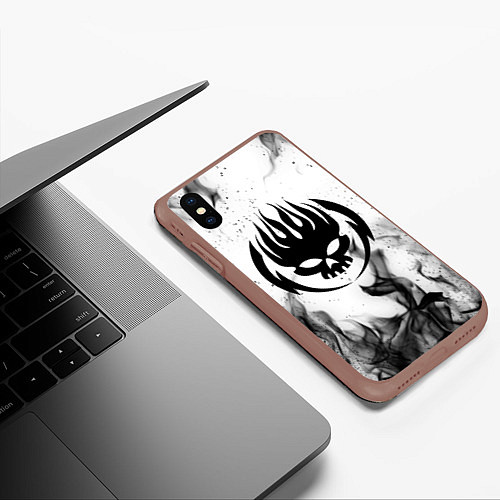Чехол iPhone XS Max матовый THE OFFSPRING / 3D-Коричневый – фото 3