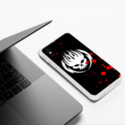 Чехол iPhone XS Max матовый THE OFFSPRING, цвет: 3D-белый — фото 2