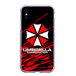 Чехол iPhone XS Max матовый Umbrella Corporation