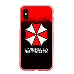 Чехол iPhone XS Max матовый UMBRELLA CORP