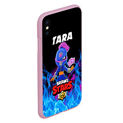 Чехол iPhone XS Max матовый BRAWL STARS TARA, цвет: 3D-розовый — фото 2