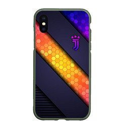 Чехол iPhone XS Max матовый Juventus F C