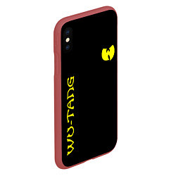 Чехол iPhone XS Max матовый WU-TANG CLAN, цвет: 3D-красный — фото 2