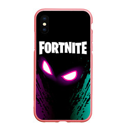 Чехол iPhone XS Max матовый FORTNITE, цвет: 3D-баблгам