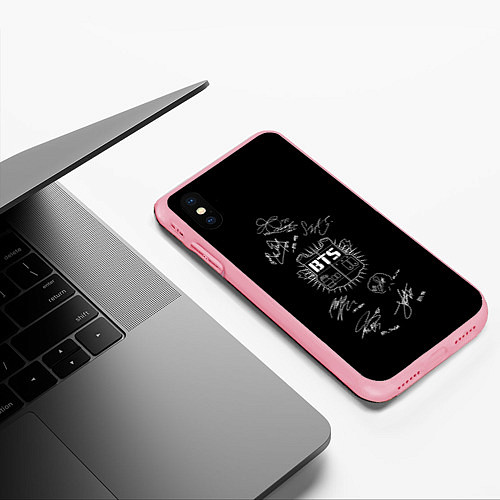 Чехол iPhone XS Max матовый BTS / 3D-Баблгам – фото 3