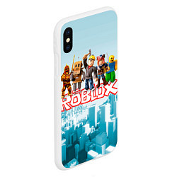 Чехол iPhone XS Max матовый ROBLOX 5, цвет: 3D-белый — фото 2