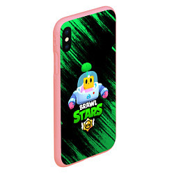 Чехол iPhone XS Max матовый BRAWL STARS SPROUT, цвет: 3D-баблгам — фото 2