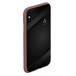 Чехол iPhone XS Max матовый Assassins Creed, цвет: 3D-коричневый — фото 2