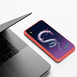 Чехол iPhone XS Max матовый Унесённые призраками, цвет: 3D-красный — фото 2