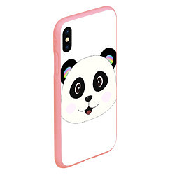 Чехол iPhone XS Max матовый Panda, цвет: 3D-баблгам — фото 2