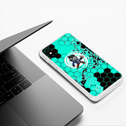 Чехол iPhone XS Max матовый Brawl Stars, цвет: 3D-белый — фото 2