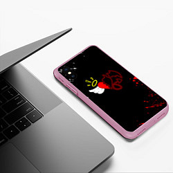 Чехол iPhone XS Max матовый Добро и зло, Payton Moormeier, цвет: 3D-розовый — фото 2