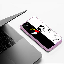Чехол iPhone XS Max матовый Добро и зло, Payton Moormeier, цвет: 3D-сиреневый — фото 2