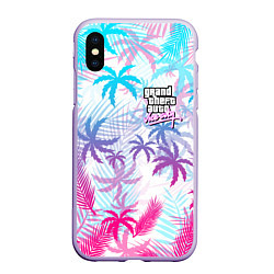 Чехол iPhone XS Max матовый GTA VICE CITY