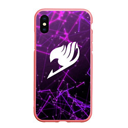 Чехол iPhone XS Max матовый Fairy Tail, цвет: 3D-баблгам