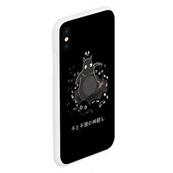 Чехол iPhone XS Max матовый Унесенные призраками, цвет: 3D-белый — фото 2