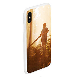 Чехол iPhone XS Max матовый THE LAST OF US, цвет: 3D-белый — фото 2