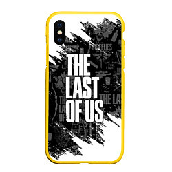 Чехол iPhone XS Max матовый THE LAST OF US 2, цвет: 3D-желтый