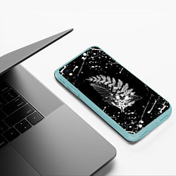 Чехол iPhone XS Max матовый THE LAST OF US ТАТУИРОВКА ЭЛЛИ, цвет: 3D-мятный — фото 2
