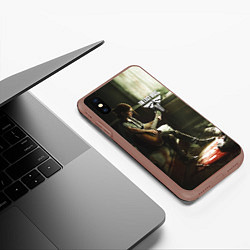 Чехол iPhone XS Max матовый The last of us part 2 tlou2, цвет: 3D-коричневый — фото 2