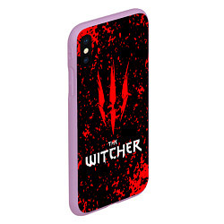 Чехол iPhone XS Max матовый The Witcher, цвет: 3D-сиреневый — фото 2