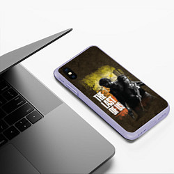 Чехол iPhone XS Max матовый The last of us, цвет: 3D-светло-сиреневый — фото 2