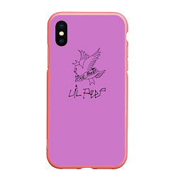 Чехол iPhone XS Max матовый Lil peep