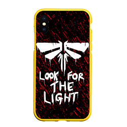 Чехол iPhone XS Max матовый The Last of Us: Part 2, цвет: 3D-желтый