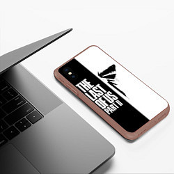 Чехол iPhone XS Max матовый THE LAST OF US II, цвет: 3D-коричневый — фото 2