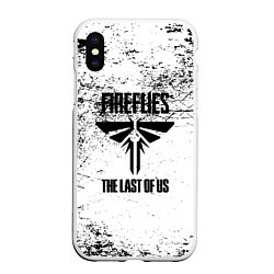 Чехол iPhone XS Max матовый THE LAST OF US, цвет: 3D-белый