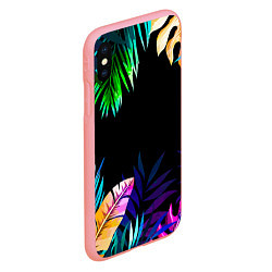 Чехол iPhone XS Max матовый Тропическая Ночь, цвет: 3D-баблгам — фото 2