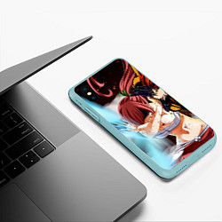 Чехол iPhone XS Max матовый FAIRY TAIL ХВОСТ ФЕИ, цвет: 3D-мятный — фото 2