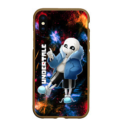 Чехол iPhone XS Max матовый UNDERTALE АНДЕРТЕЙЛ, цвет: 3D-коричневый