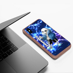 Чехол iPhone XS Max матовый UNDERTALE АНДЕРТЕЙЛ, цвет: 3D-коричневый — фото 2