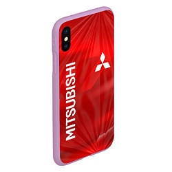 Чехол iPhone XS Max матовый MITSUBISHI, цвет: 3D-сиреневый — фото 2