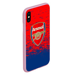 Чехол iPhone XS Max матовый ARSENAL, цвет: 3D-розовый — фото 2