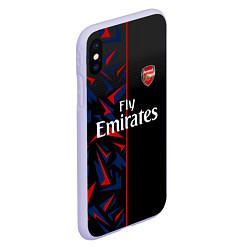 Чехол iPhone XS Max матовый ARSENAL UNIFORM 2020, цвет: 3D-светло-сиреневый — фото 2