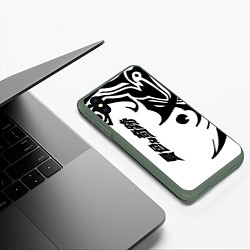 Чехол iPhone XS Max матовый JoJo Bizarre Adventure, цвет: 3D-темно-зеленый — фото 2