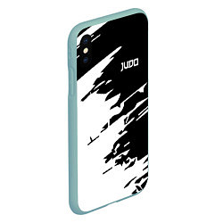 Чехол iPhone XS Max матовый Judo, цвет: 3D-мятный — фото 2