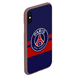 Чехол iPhone XS Max матовый PSG, цвет: 3D-коричневый — фото 2