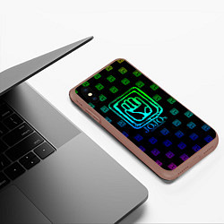 Чехол iPhone XS Max матовый JoJo Bizarre Adventure, цвет: 3D-коричневый — фото 2