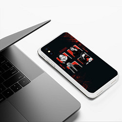 Чехол iPhone XS Max матовый BLACKPINK, цвет: 3D-белый — фото 2