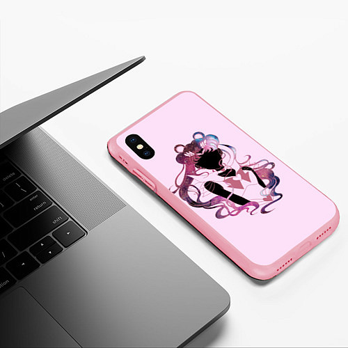Чехол iPhone XS Max матовый Космическая Сейлор Мун / 3D-Баблгам – фото 3