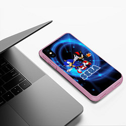 Чехол iPhone XS Max матовый Sonic SEGA, цвет: 3D-розовый — фото 2