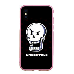 Чехол iPhone XS Max матовый UNDERTALE, цвет: 3D-розовый